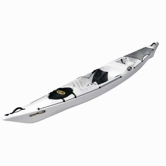 Kayak de mer sit-on-top performant DAG Mid-Way version Super équipée - blanc