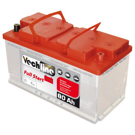 Batterie Full Start 80 Ah VECHLINE - batterie de démarrage 12V - 750 pour camping-car, fourgon & bateau