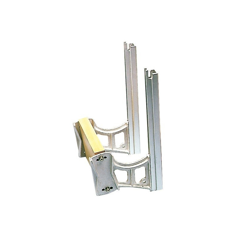 Pactrade Marine Support de moteur auxiliaire en aluminium robuste 7,5–20 CV pour bateau hors-bord 2 temps