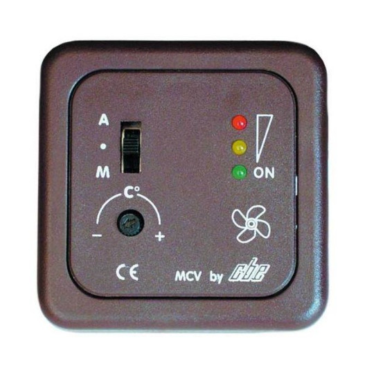 CBE Kit de ventilateurs pour réfrigérateur Camper MCV-2 MCV 2 avec télécommande marron 