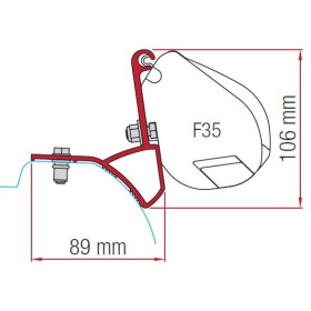 FIAMMA Kit R Trafic 3 F35 Pro