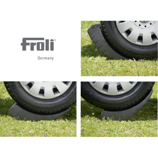 FROLI Cale Standard 10T paire de cales roues pour camping-car.