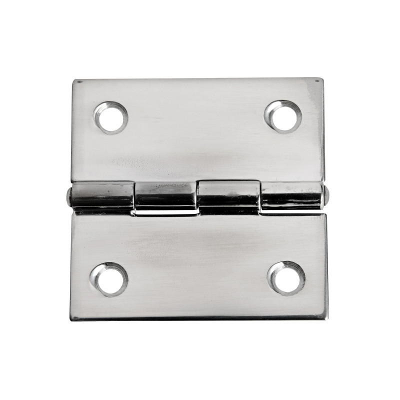 Lot De 2 Charnières Inox - Dimensions 103x38mm, épaisseur 1.2mm, Référence 3846789X2