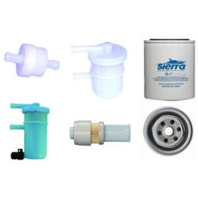 SIERRA Filtre essence SUZUKI HB filtre, pré filtre décanteur et cartouche.
