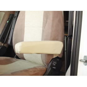 Housse de protection en 2 parties (ISRI) pour Ducato (2007/2014),  beige/sable, Housse de protection siège camping-car T5,Fiat Ducato, Article cabine conducteur camping-car, Accessoires Camping-car