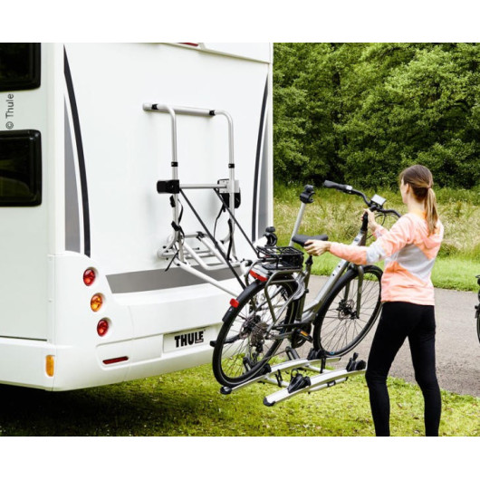 Porte vélo électrique pour camping-car THULE Lift 12V.