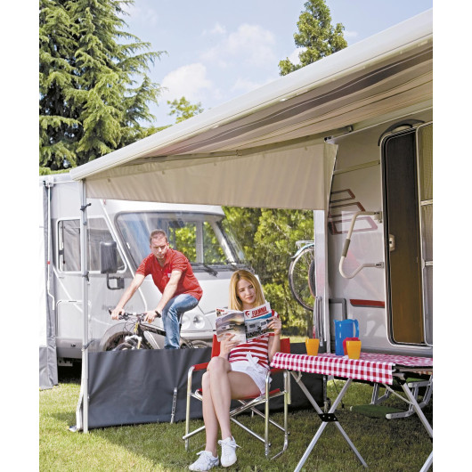 Equipement du fourgon aménagé et du camping-car : FIAMMA Side W Pro, côté de store toute marque.