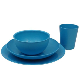 CAO Vaisselle bioplastique vert/bleu