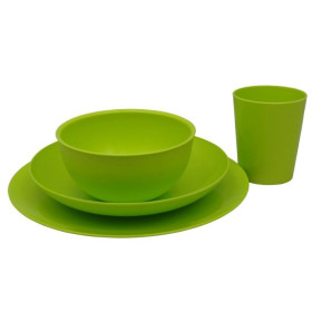 CAO Vaisselle bioplastique vert/bleu