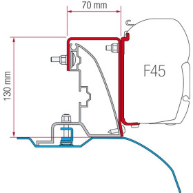 FIAMMA Kit F45 Ducato Roof Rail Alu-Line Style