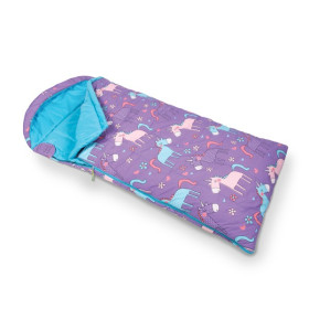 Sac de couchage Unicorns KAMPA - duvet spécial enfant motifs licorne pour camping