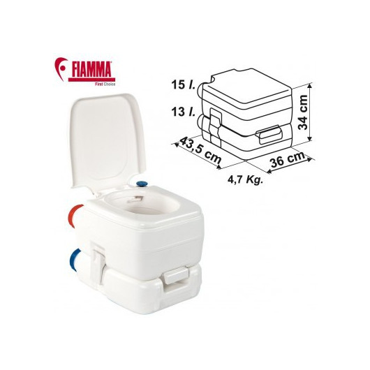 FIAMMA Bi-Pot 34 : wc chimiques de qualité à petit prix pour l'équipements des camping-cars, camions aménagés et bateau