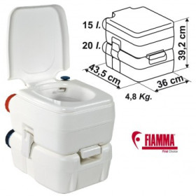 FIAMMA Bi-Pot 39 wc chimiques portables pour l'équipement des bateaux, des camping-cars et fourgons aménagés