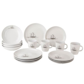 Vaisselle incassable & set vaisselle pour bateau - pack assiettes nautiques de bateau - H2R Equipements