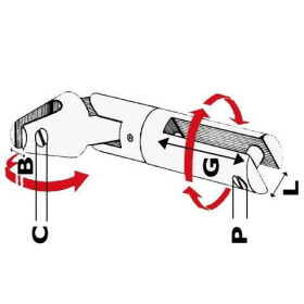 OSCULATI Jonction Ancre / Chaîne double articulation pour connexion parfaite de la chaîne de mouillage du bateau