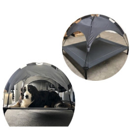 CAMP4 Lit de camp pour chien à ombrelle
