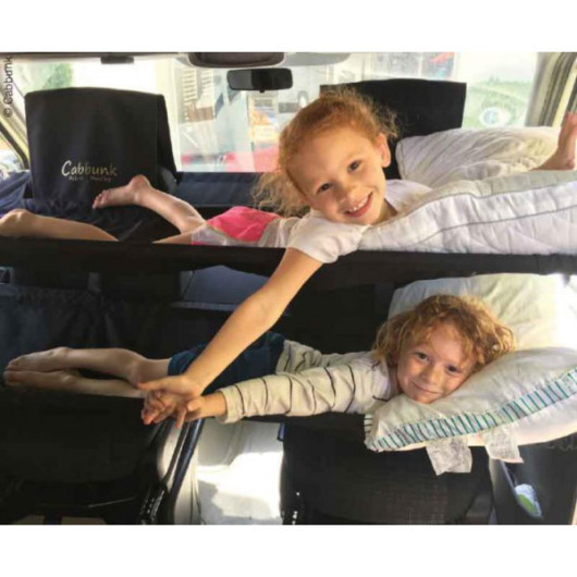 Lit de cabine camping-car CABBUNK - lit d'enfant pour siège avant de camping-car & fourgon