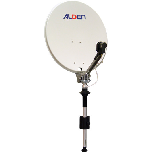 ALDEN Antenne satellite D65 parabole manuelle robuste idéale comme accessoire camping-car et fourgon aménagé.