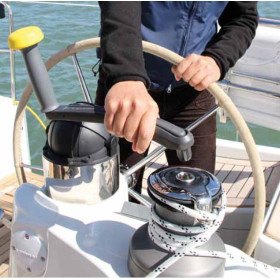 Manivelle de winch LEWMAR One Touch avec système de verrouillage une main : Accastillage et accessoire bateau.