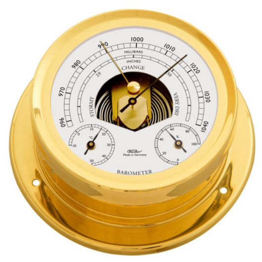 Thermomètre-hygromètre laiton série Cabine - NAUTIC