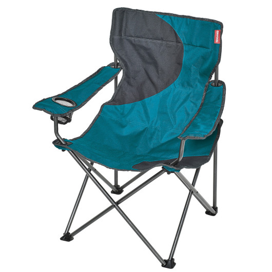 Fauteuil camping acier TRIGANO - siège pliant tissu & acier de plein air pour van & camping
