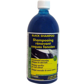 Shampoing nettoyant rénovant pour coque foncée MATT CHEM Black Shampoo  - entretien écologique du bateau - H2R Equipements