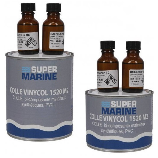 SUPER MARINE Colle Vinycol, pour mousse PU et tissu PVC annexe de bateau –  H2R EQUIPEMENTS