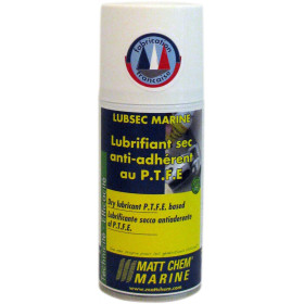 Lubrifiant sec anti-adhérent PTFE MATT CHEM Lubsec Marine - entretien du bateau - H2R Equipements