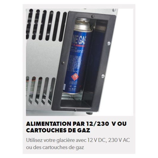 DOMETIC CombiCool ACX3 40 G - Glacière portable trimixte 12/230V cartouche gaz - H2R Equipements