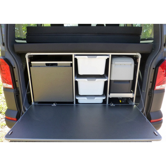 REIMO CampingBox L | aménagement amovible coffre fourgon aménagé | H2R Equipements