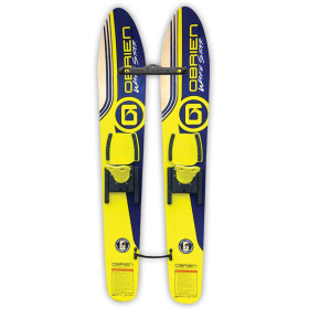 O'BRIEN Wakestar Eco |ski nautique enfant de 2 à 8 ans (40 kg) avec barre stabilisatrice | H2R Equipements