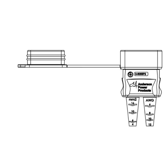 Protection étanche IP64 femelle pour connecteur anderson SB50 - Li-Tech