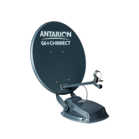 Antenne 65 cm G6 + Connect grise ANTARION - antenne satellite automatique pour camping-car et fourgon aménagé.