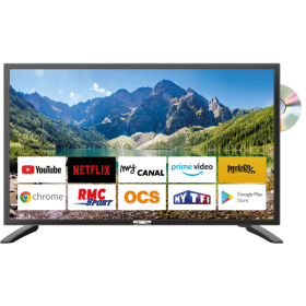 Smart TV 22'' DVD Android 9.0 ANTARION - Smart TV 12V pour camping-car avec lecteur DVD.