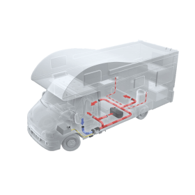 PUNDMANN Chauffage stationnaire mobile 10 L - Chauffage diesel autonome  pour van, fourgon et camping-car - H2R Equipements