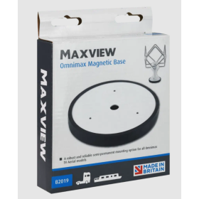 Support magnétique Omnimax MAXVIEW - support magnétique pour antenne hertzienne sur fourgon aménagé.