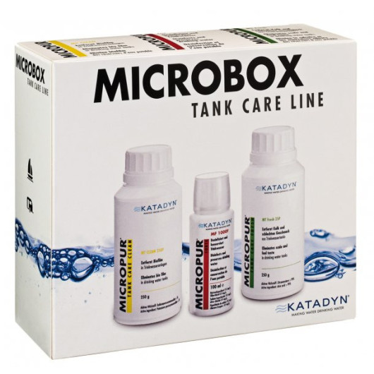 Micropur Microbox Tank Care Line KATADYN - traitement pour rendre l'eau potable en fourgon et camping-car.