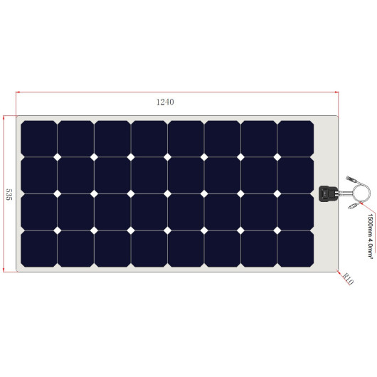 EM kit solaire MFX 130W - VICTRON régulateur MPPT 75/10