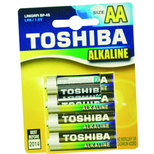 Equipement électrique : TOSHIBA Piles alcalines - LR6 - AA 