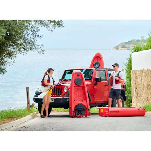 Mojito Duo Rouge POINT 65° N - kayak 2 personnes modulable.