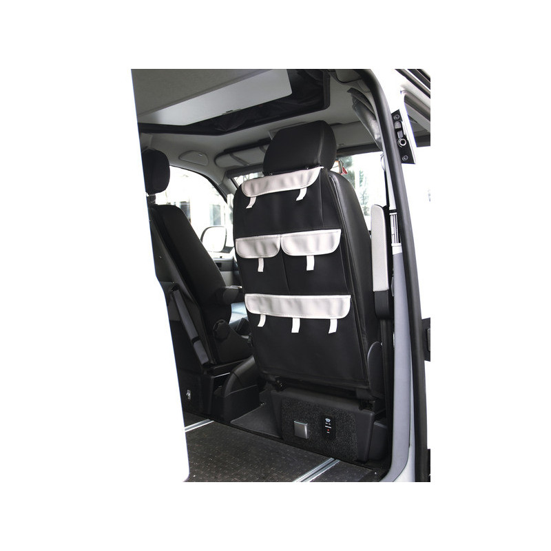 Organisateur de siège arrière VIA MONDO - rangement pour siège avants en  fourgon et camping-car - H2R EQUIPEMENTS.