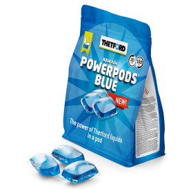 Powerpods Blue THETFORD - additif pour WC chimiques en camping-car et fourgon aménagé.