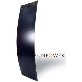 EM kit solaire X-flex ETFE noir 116W long - VICTRON Bluesolar MPPT 75/10