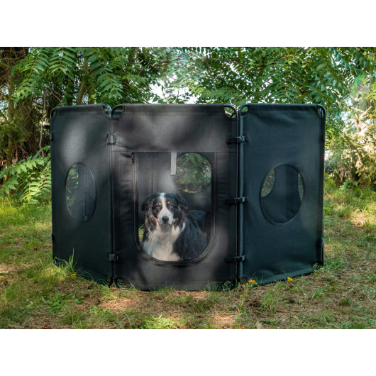 Enclos pour chien CAMP4 - enclos amovible pour chien au camping &  camping-car - H2R Equipements