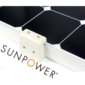 Kit panneau solaire 115W fourgon et camping-car, Back contact sunpower et MPPT.