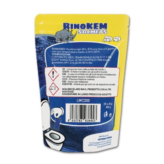 RINO RinoKem dosettes WC chimique x15