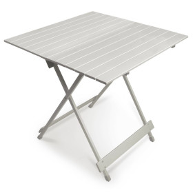 Leaf Medium Slat Table DOMETIC - table pliante de camping en aluminium 70 x 70 cm