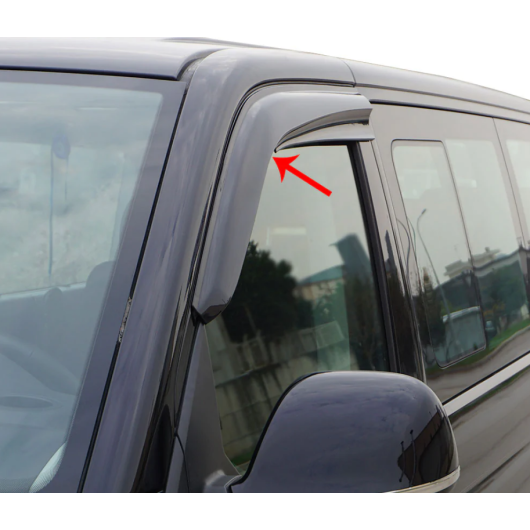 Déflecteur de pluie de vent de fenêtre latérale de voiture, anti