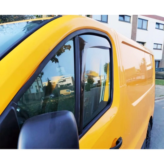 Déflecteur vitres avant Trafic 3 OMAC - Accessoire carrosserie fourgon -  H2R EQUIPEMENTS