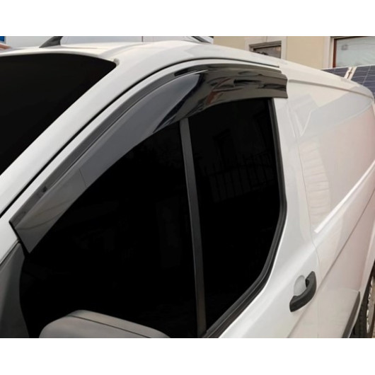 Déflecteur vitres avant Transit Custom OMAC - Accessoire carrosserie  fourgon - H2R EQUIPEMENTS